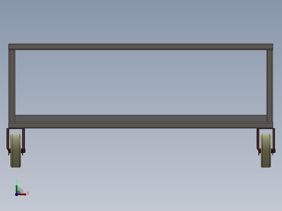 减震器架前视图