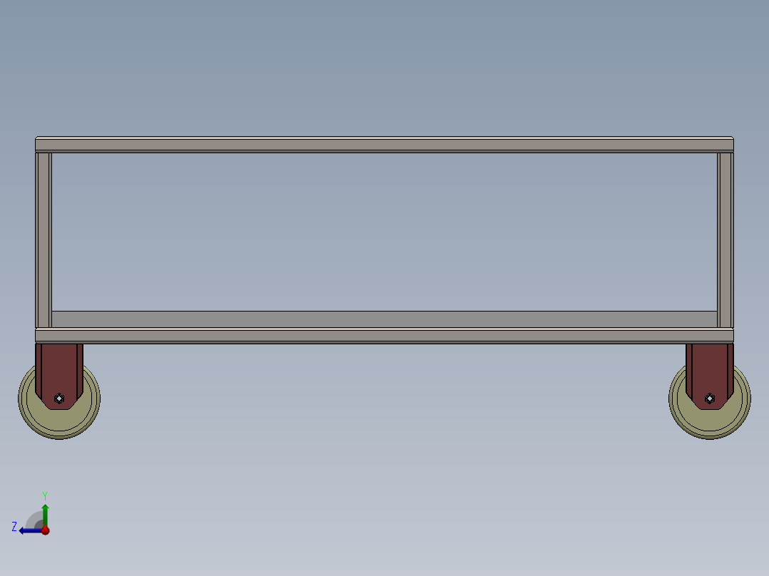 减震器架右视图