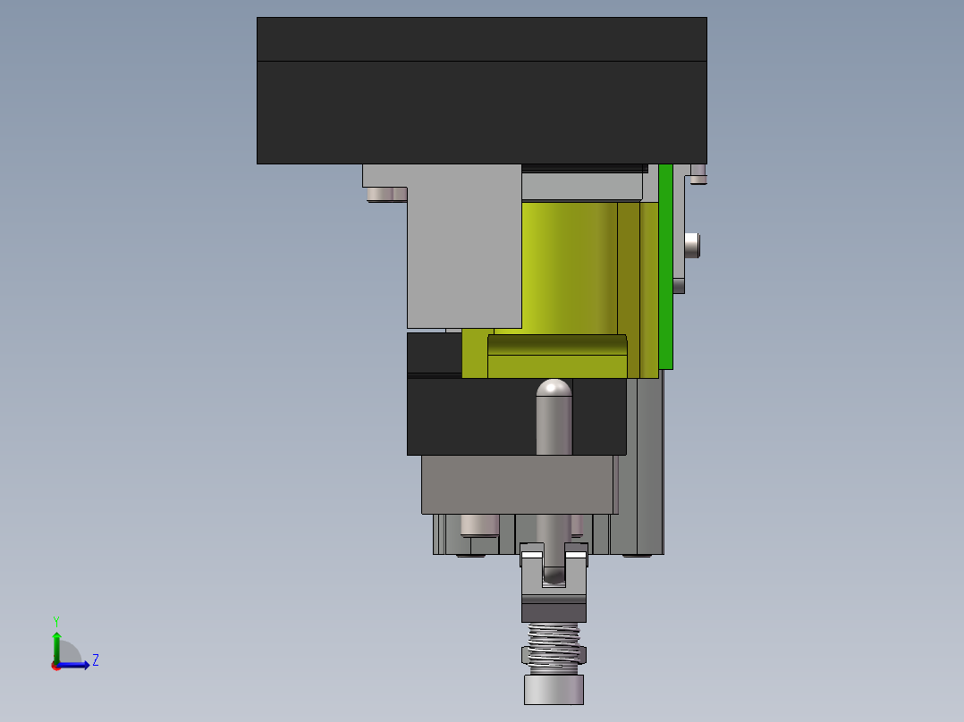 气缸夹具(1)(1)左视图