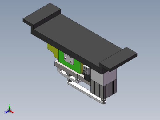 气缸夹具(1)(1)正等轴测缩略图