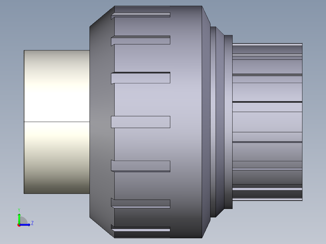 17BIFXV 适配器会在PVC-U 不锈钢溶剂焊接插座D和BSP螺纹a316l不锈钢母端R与EPDM或FPM材质的O形环钢左视图