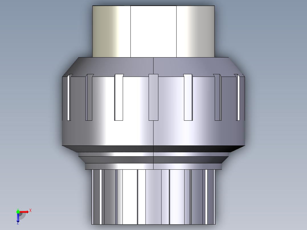 17BIFXV 适配器会在PVC-U 不锈钢溶剂焊接插座D和BSP螺纹a316l不锈钢母端R与EPDM或FPM材质的O形环钢俯视图