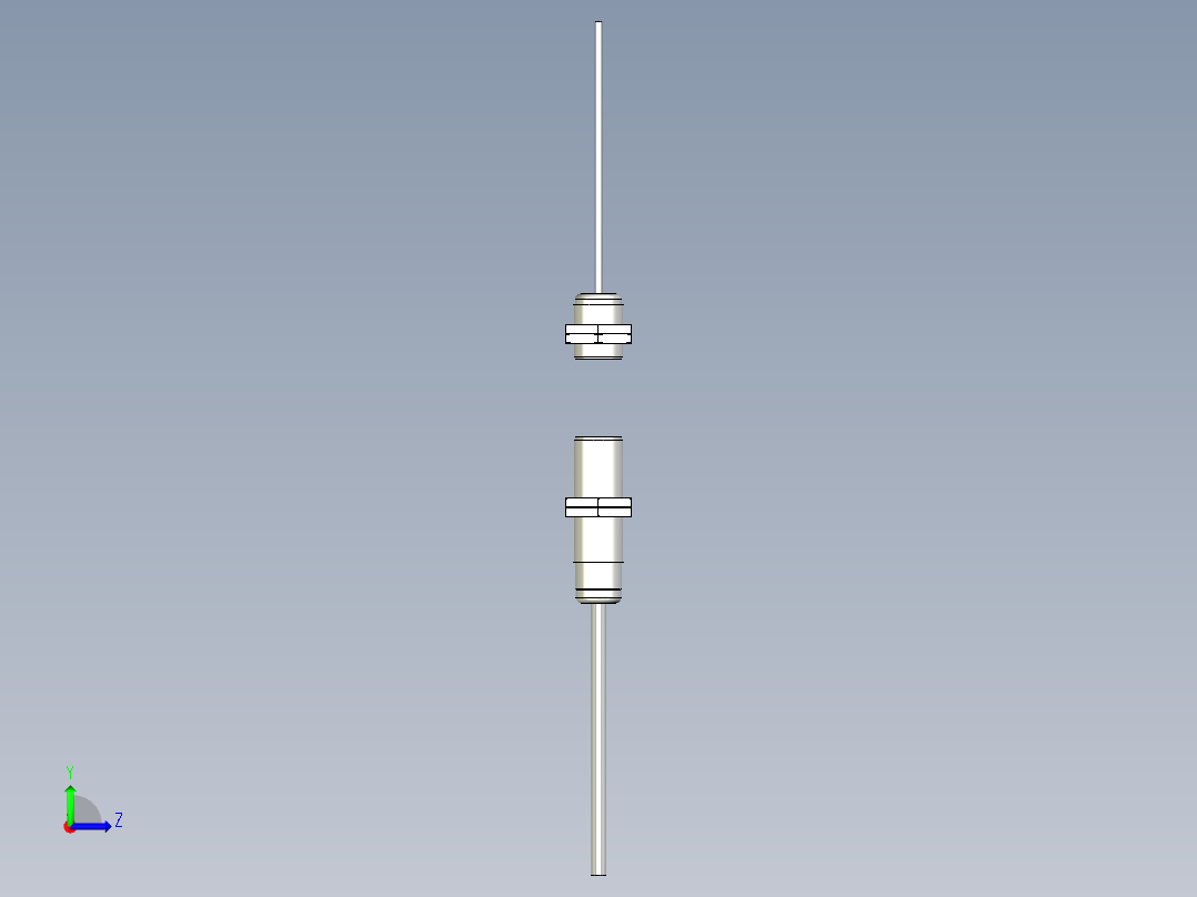 超声波传感器USDB2060_3D左视图