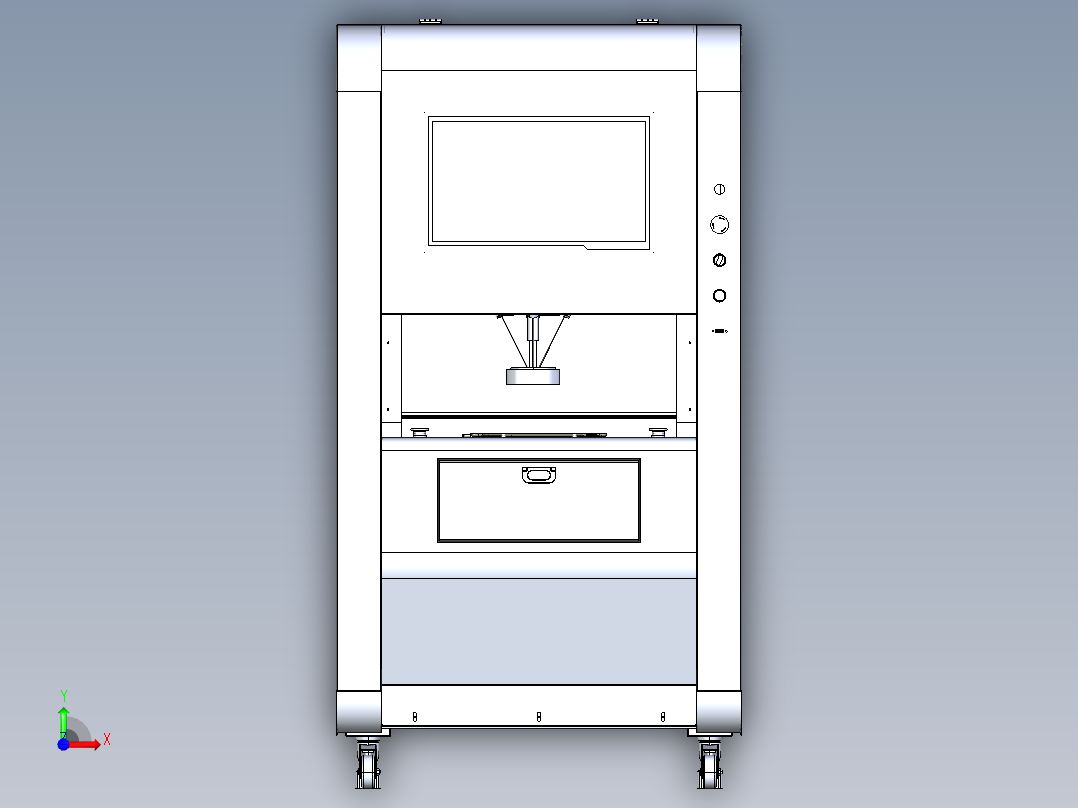 76螺纹检测机前视图