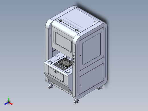 76螺纹检测机正等轴测缩略图
