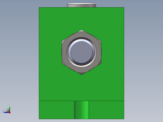 注油器油阀座加工工艺及铣135°的缺口夹具设计【含三维SolidWorks】右视缩略图