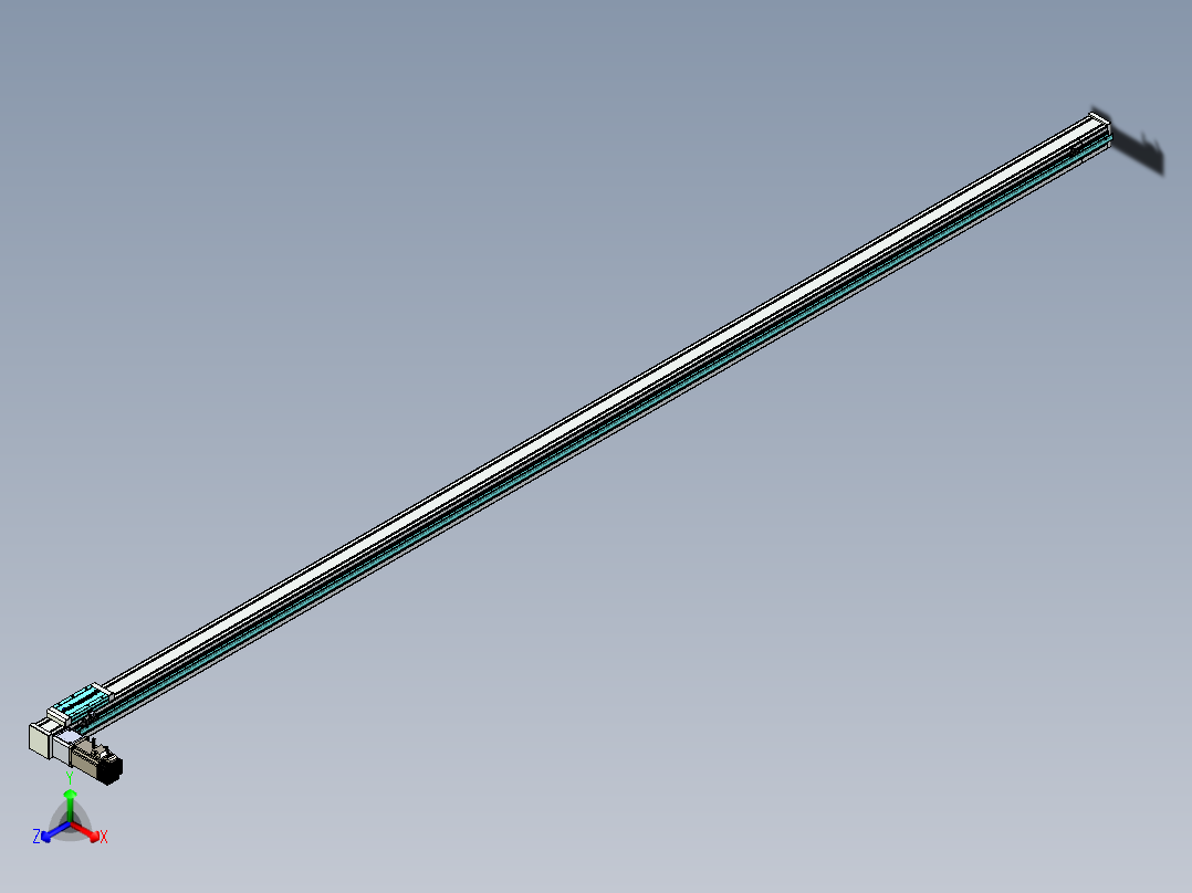 欧规系列-LB6A-L130-S3250-BL-ZP40-C3正等轴测图