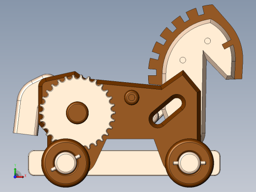 玩具马前视缩略图