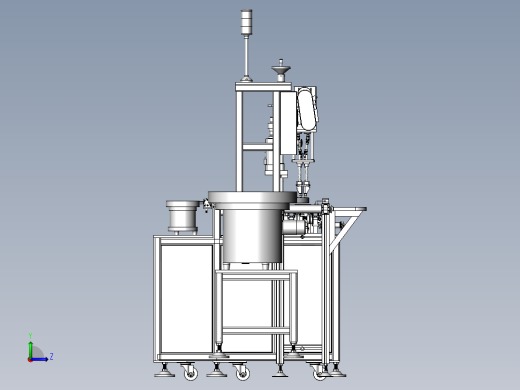 多头自动锁螺丝机左视缩略图
