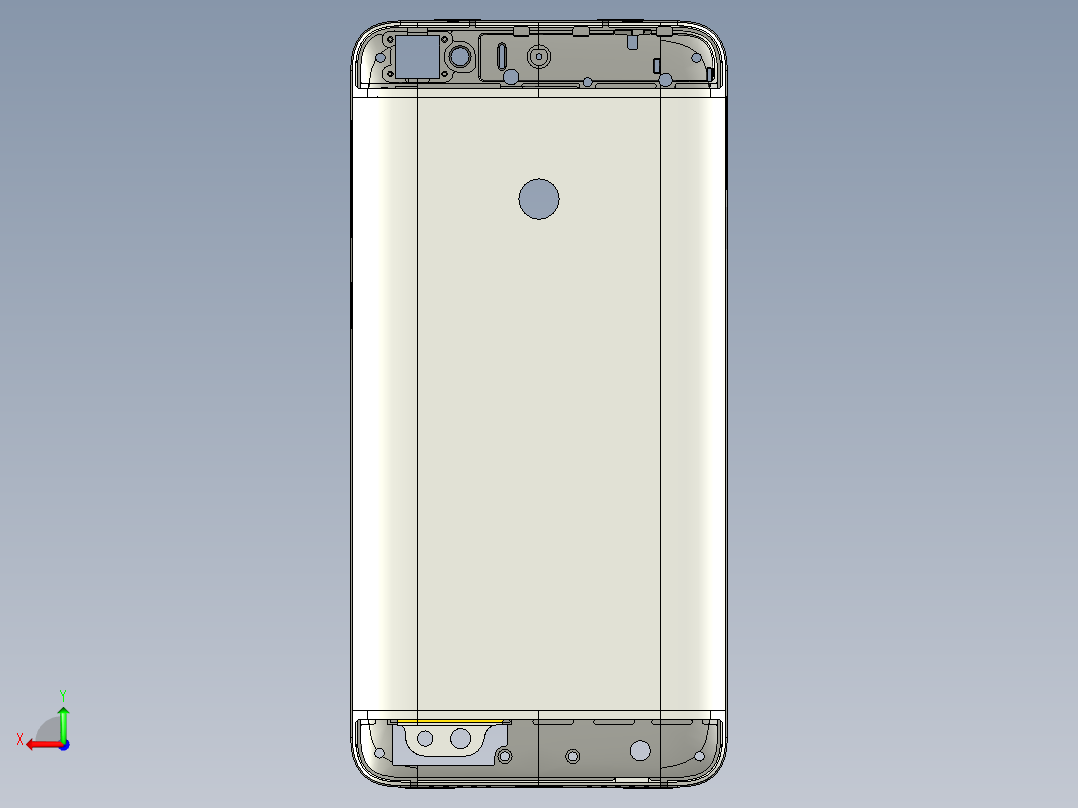 X3-CNC笔记本CNC工装夹具三维模型4-5后视图