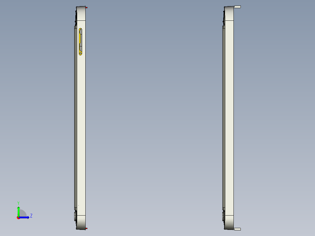 X3-CNC笔记本CNC工装夹具三维模型4-5左视图