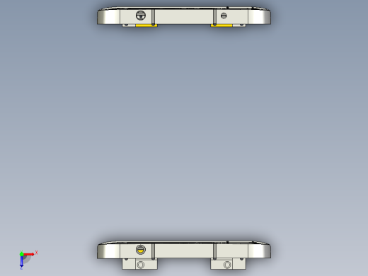 X3-CNC笔记本CNC工装夹具三维模型4-5俯视缩略图