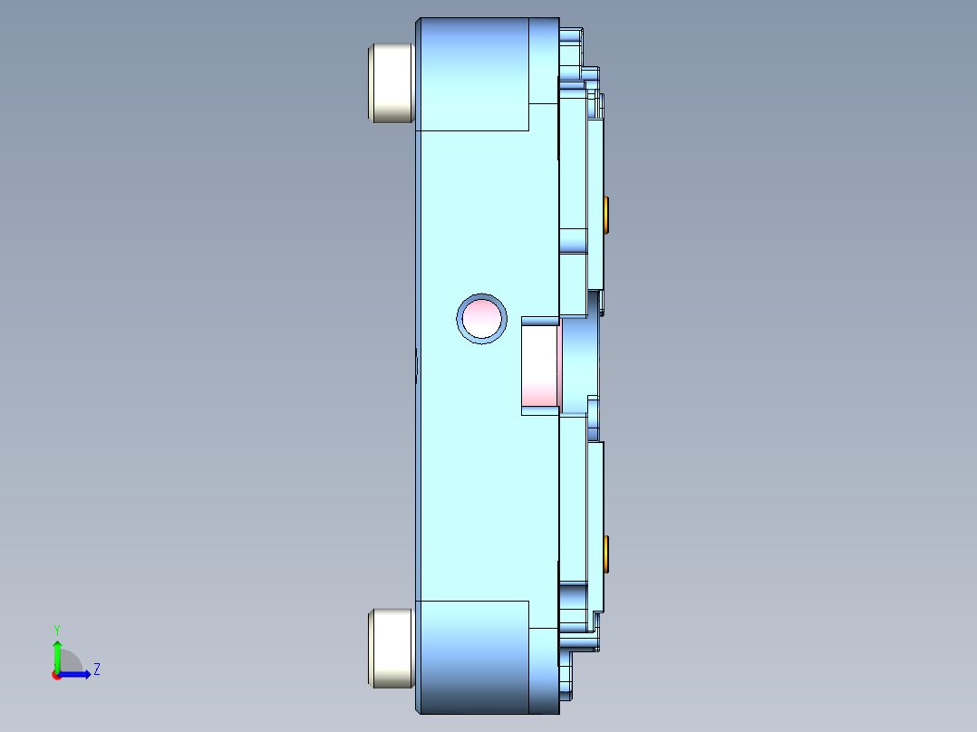 S1-CNC6笔记本CNC工装夹具三维模型-KUAIHUAN-0425左视图