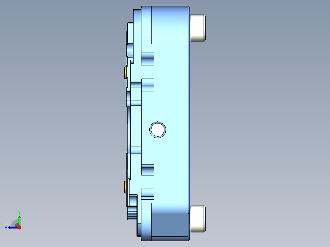 S1-CNC6笔记本CNC工装夹具三维模型-KUAIHUAN-0425右视图
