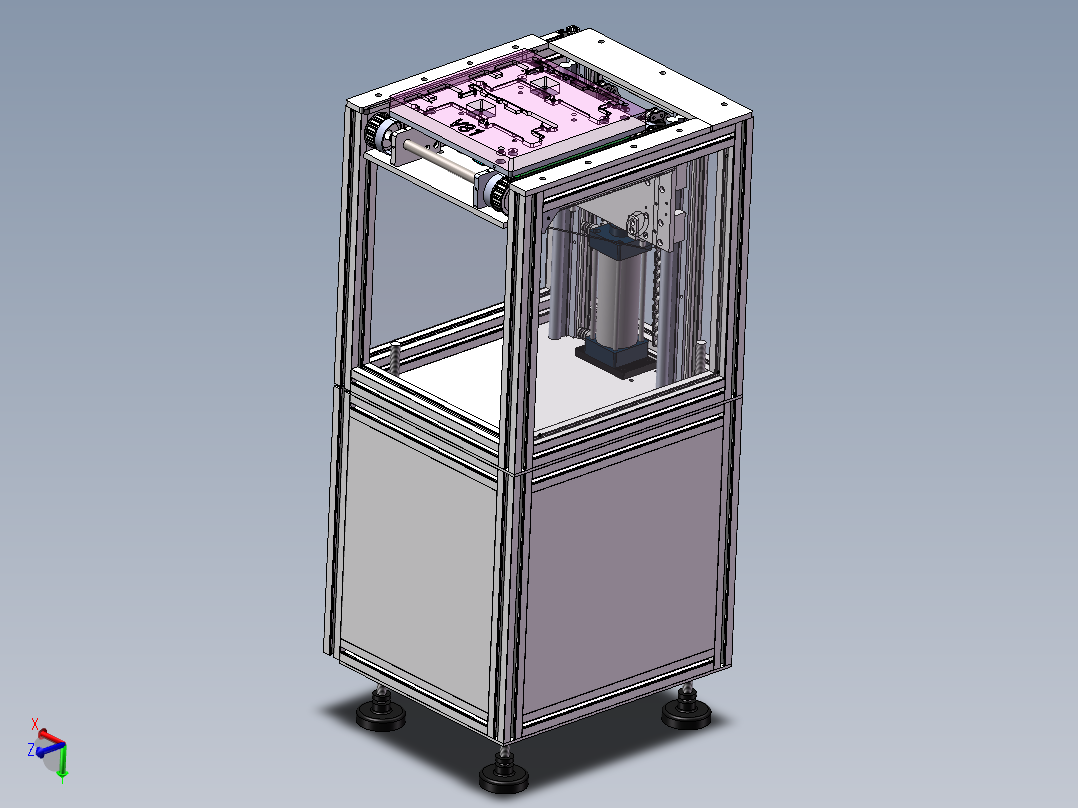 载具升降机sw18可编辑