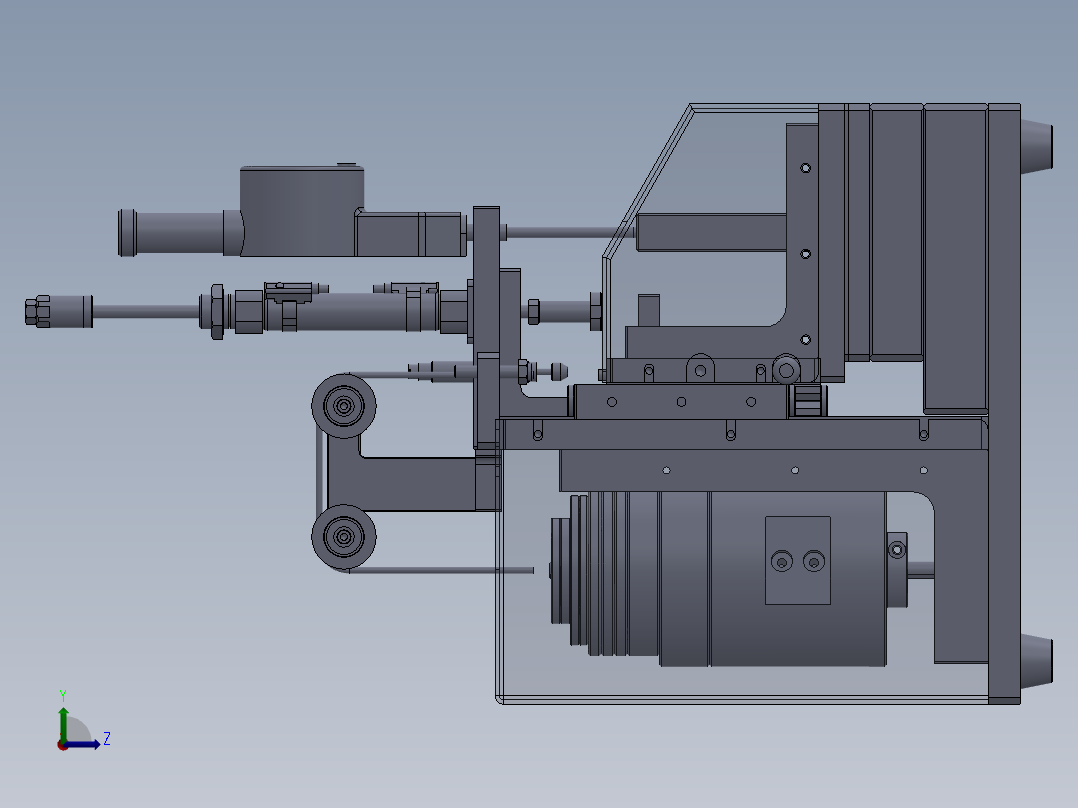 电芯厚度测试仪sw18左视图