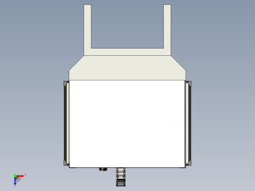 CNC门式铣床俯视缩略图