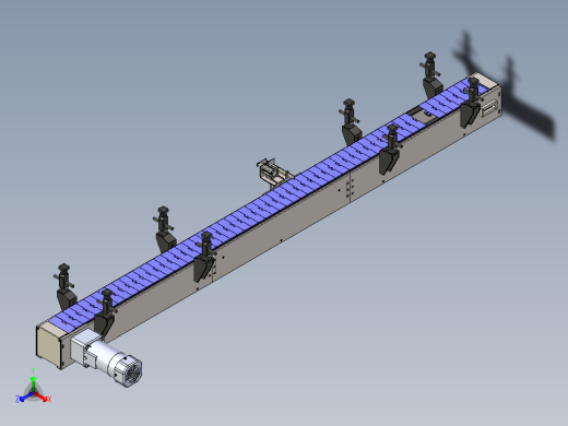塑料平顶链输送机