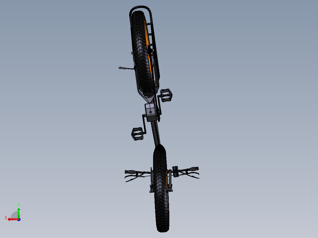 电动自行车，Wildtan M-5600   step后视图