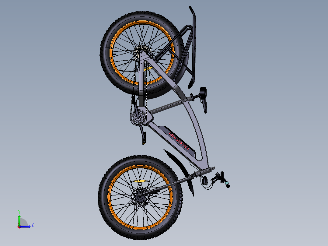 电动自行车，Wildtan M-5600   step左视图
