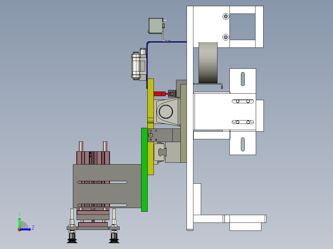移栽机构左视图