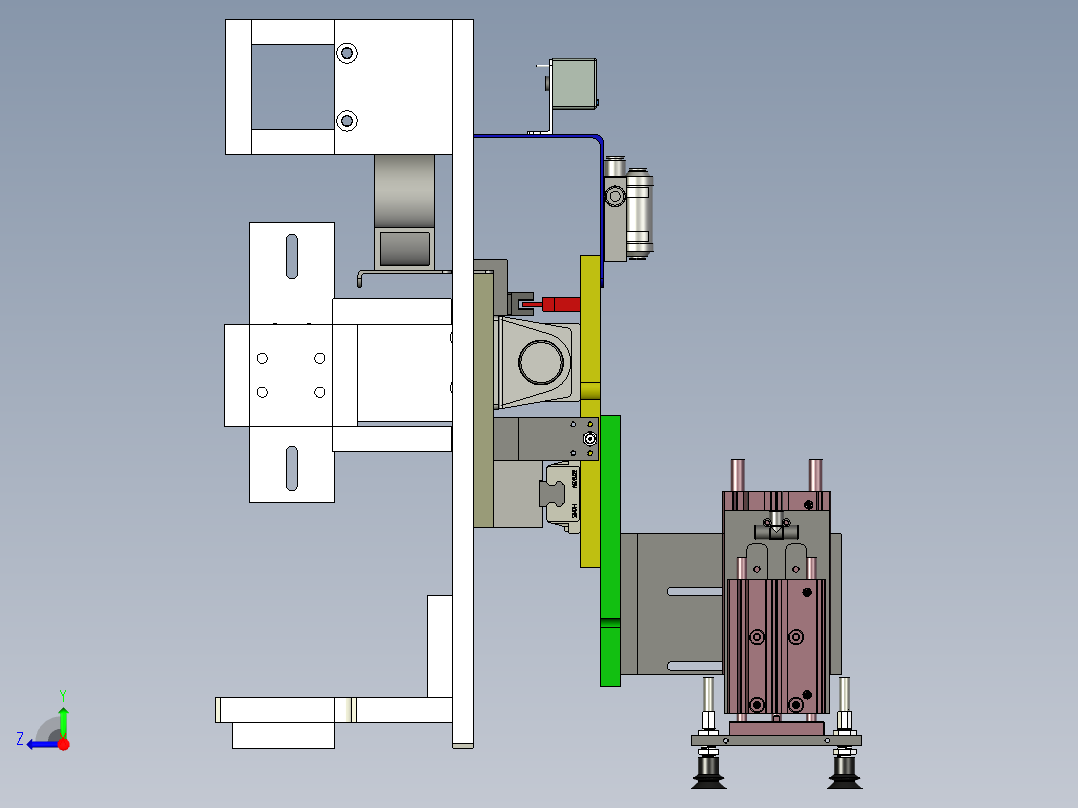 移栽机构右视图