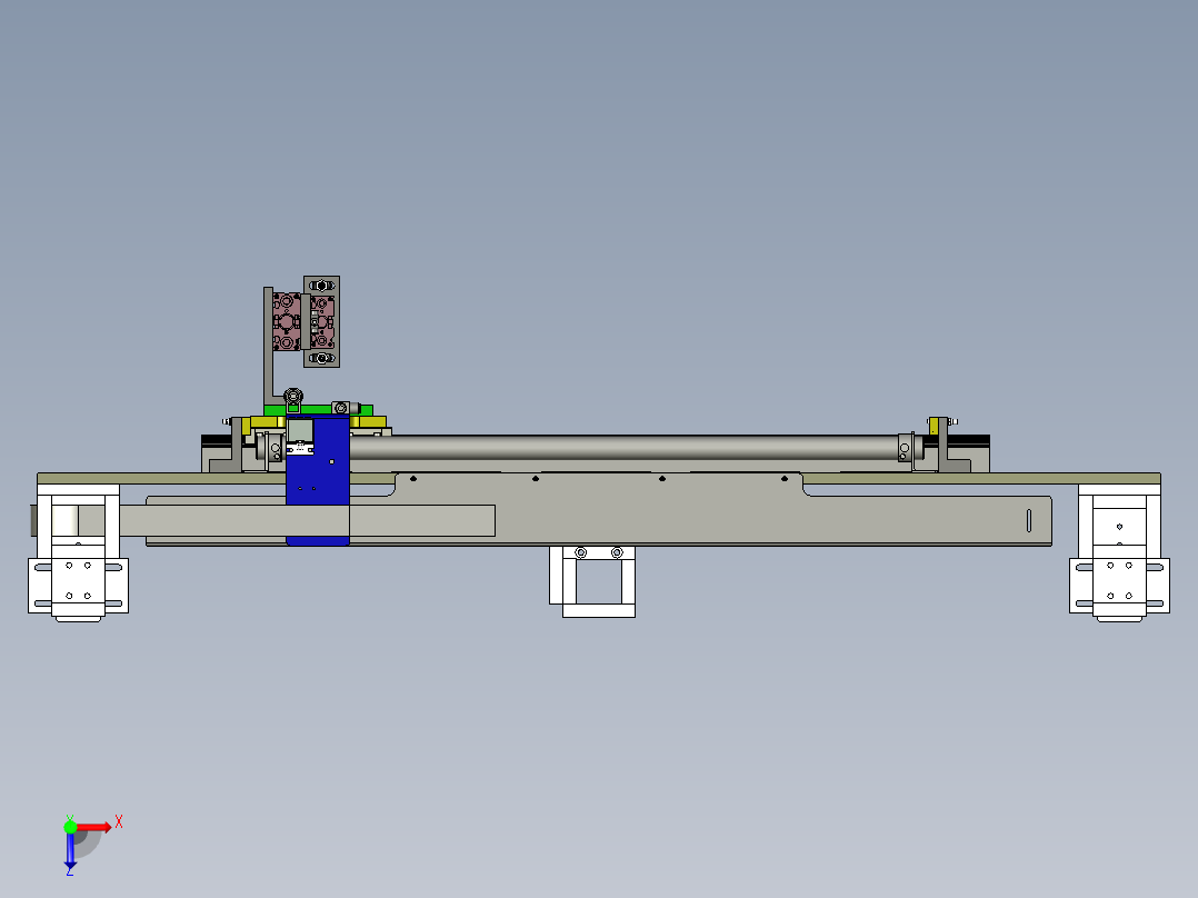 移栽机构俯视图