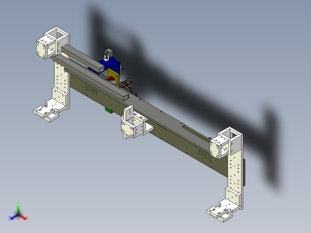 移栽机构正等轴测图