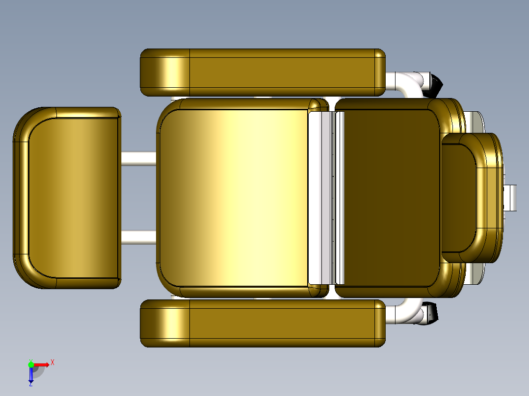 B2004096-骨科椅俯视图