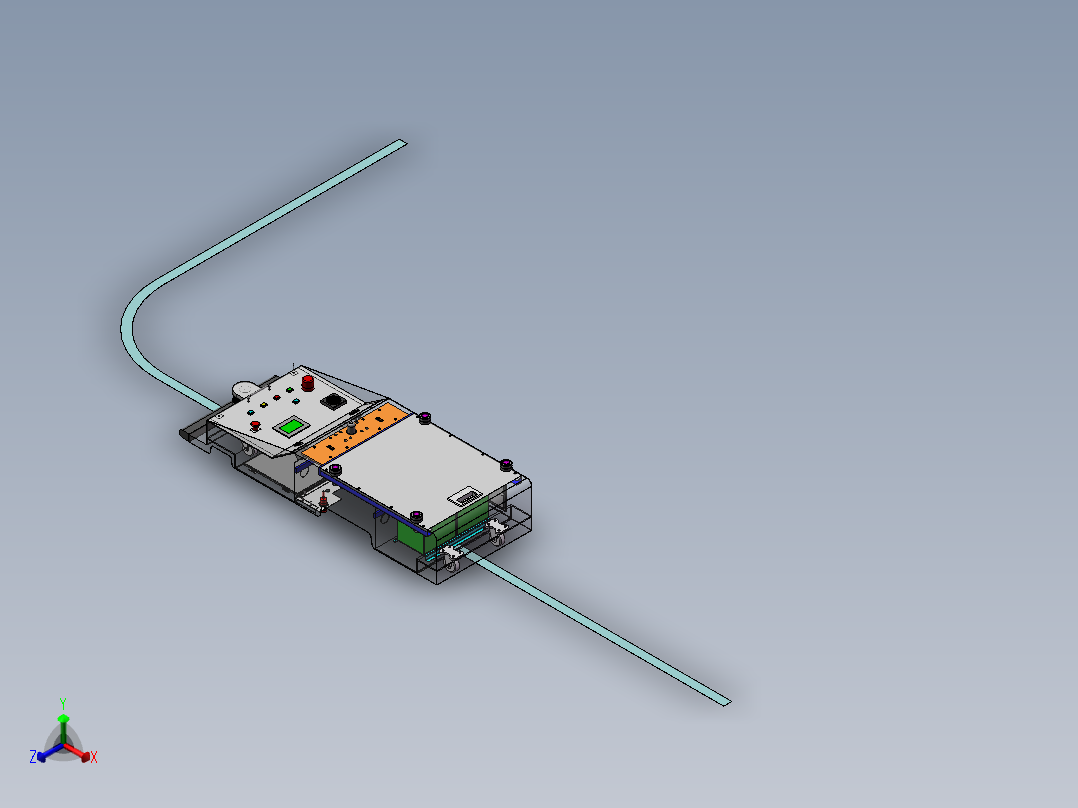 AGV小车、AGV(18)正等轴测图