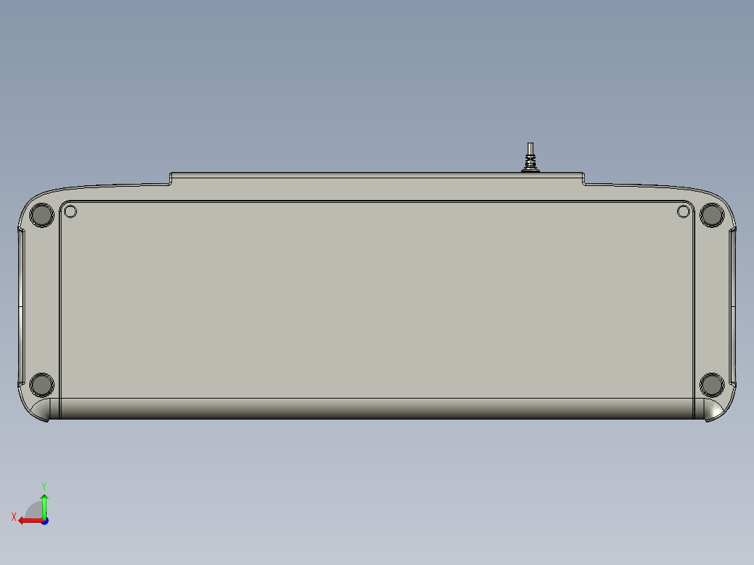 计算机键盘后视图