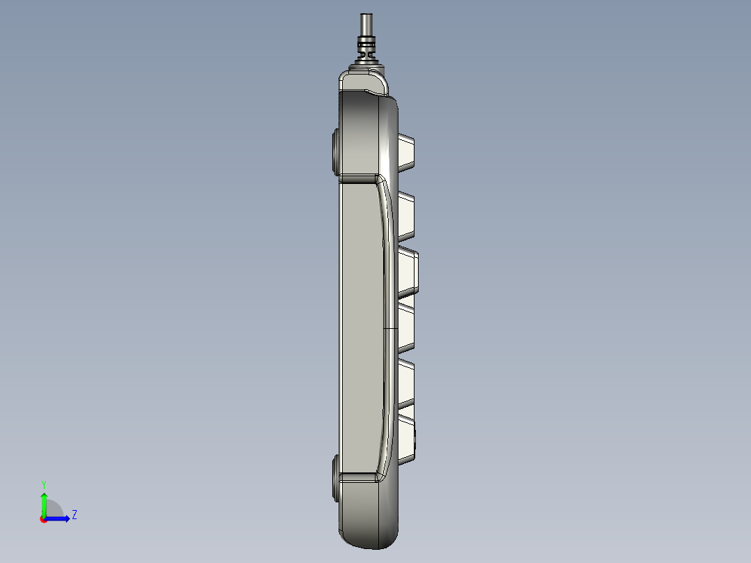 计算机键盘左视图