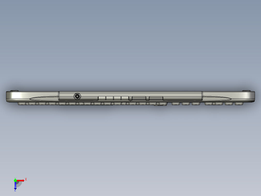 计算机键盘俯视图