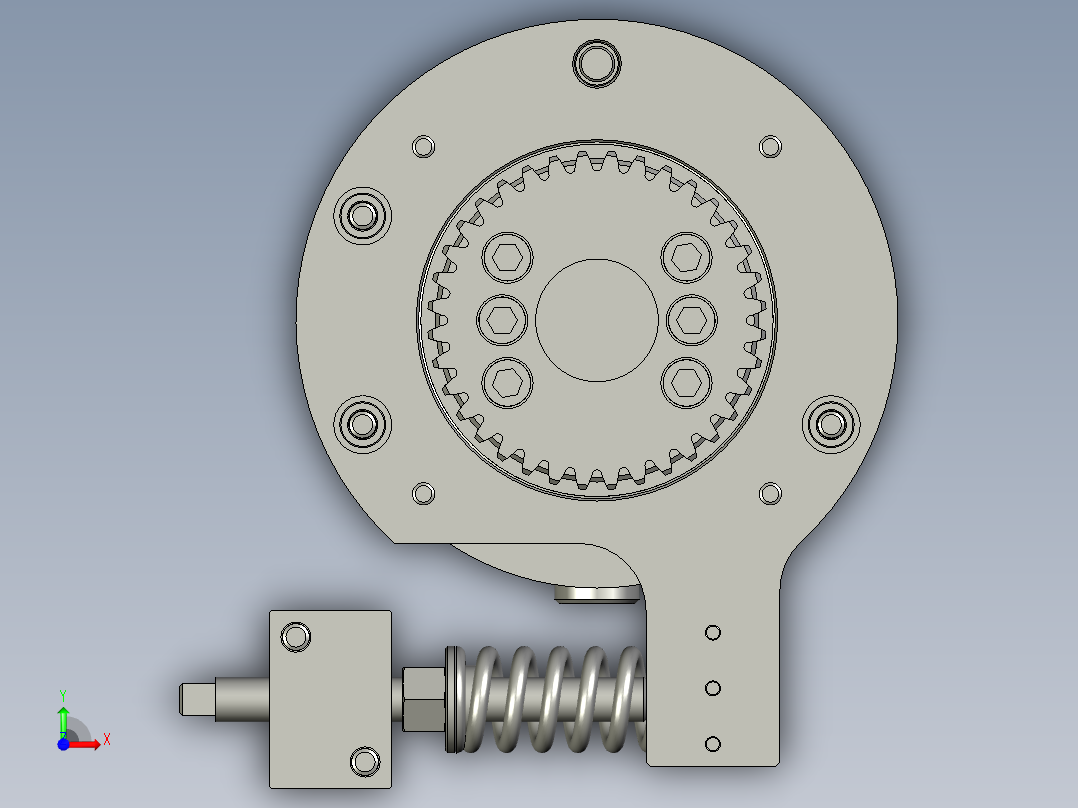 搬运滑台消隙驱动组件v20_双班v30实时备料v4051前视图