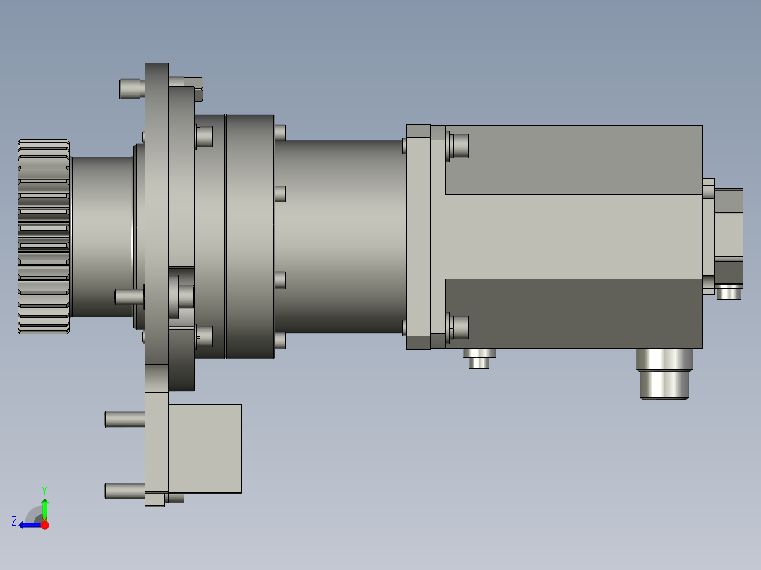 搬运滑台消隙驱动组件v20_双班v30实时备料v4051右视图