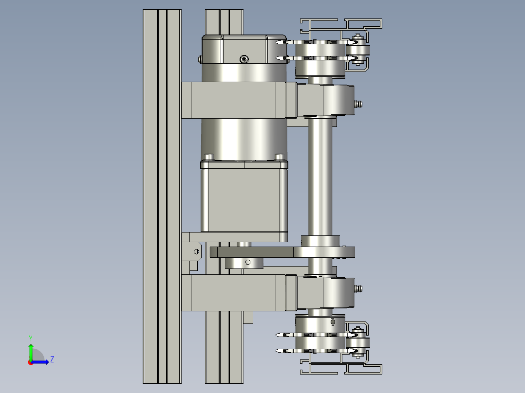 BK1324-02-2000单倍速链左视图