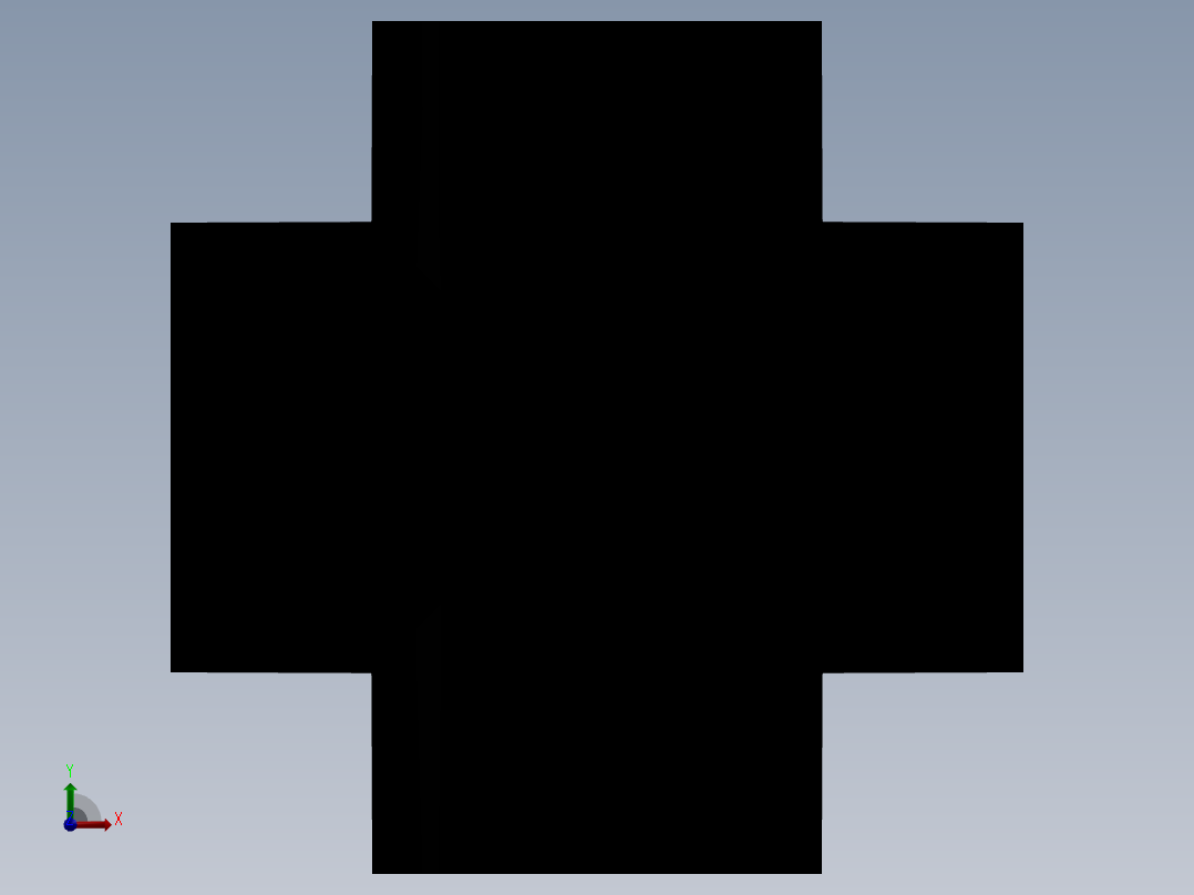 四通(Cross)前视图