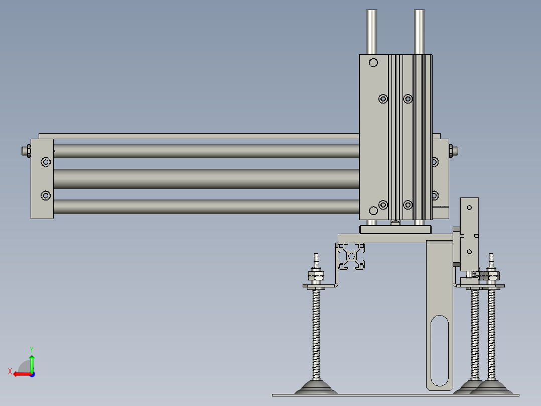 镜向取料装置21后视图