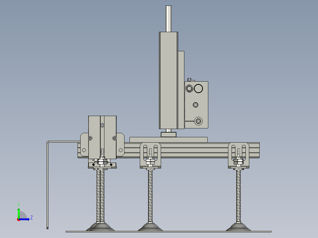 镜向取料装置21左视图