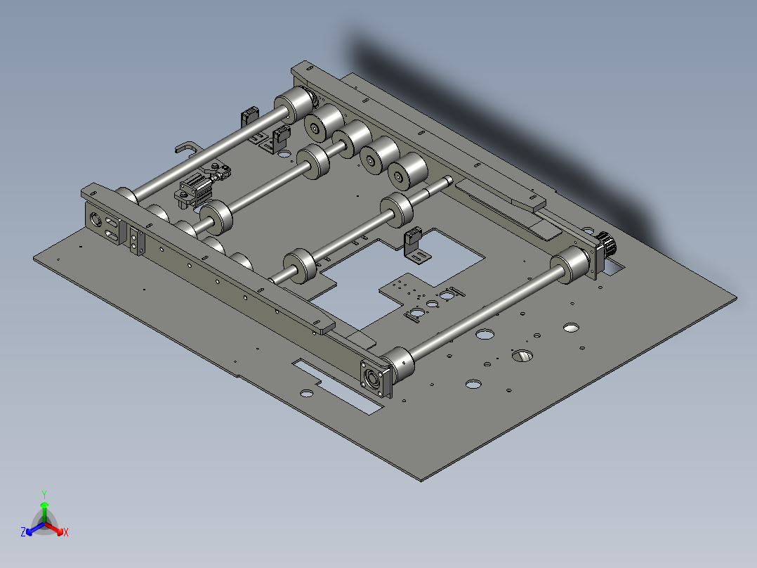 DS0204台车输送组正等轴测图