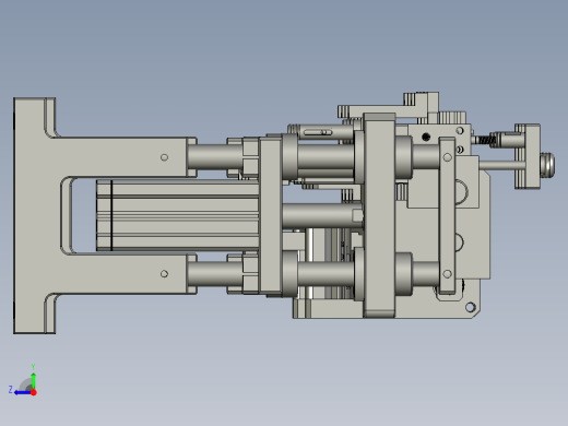 转子压紧机构右视缩略图