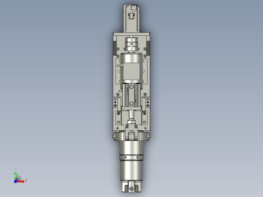 拧盖机构装配前视缩略图