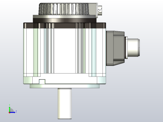 超川伺服电机-CC-M3M100-NN14左视缩略图