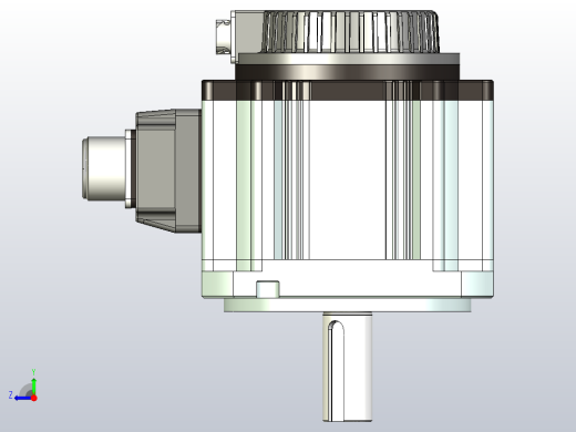 超川伺服电机-CC-M3M100-NN14右视缩略图