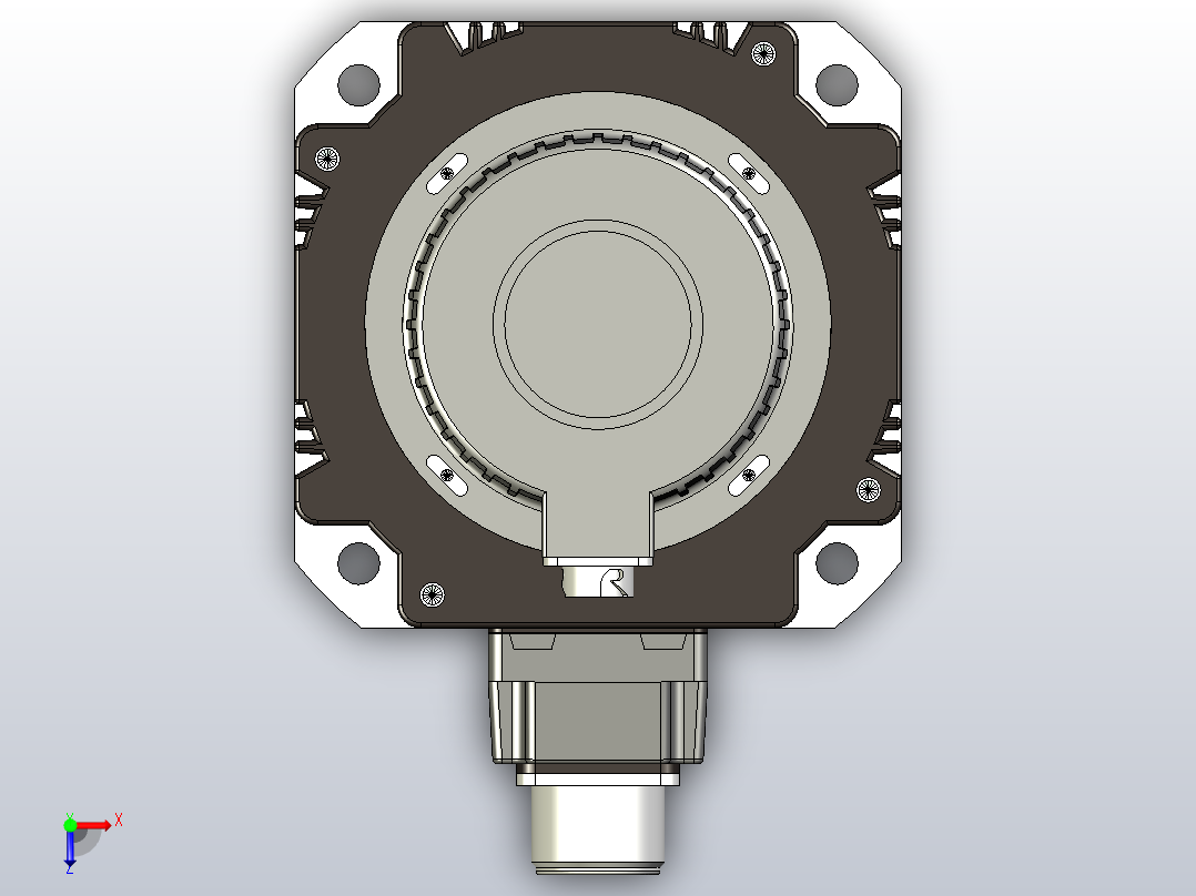 超川伺服电机-CC-M3M100-NN14俯视图