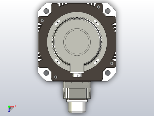 超川伺服电机-CC-M3M100-NN14俯视缩略图