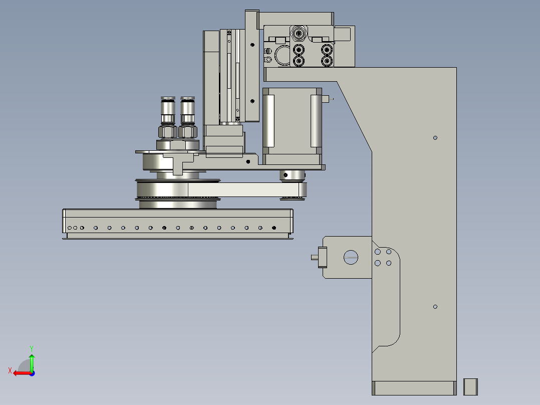 片料移栽组件后视图