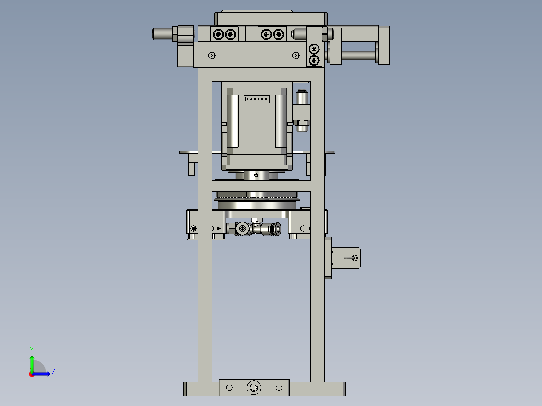 片料移栽组件左视图