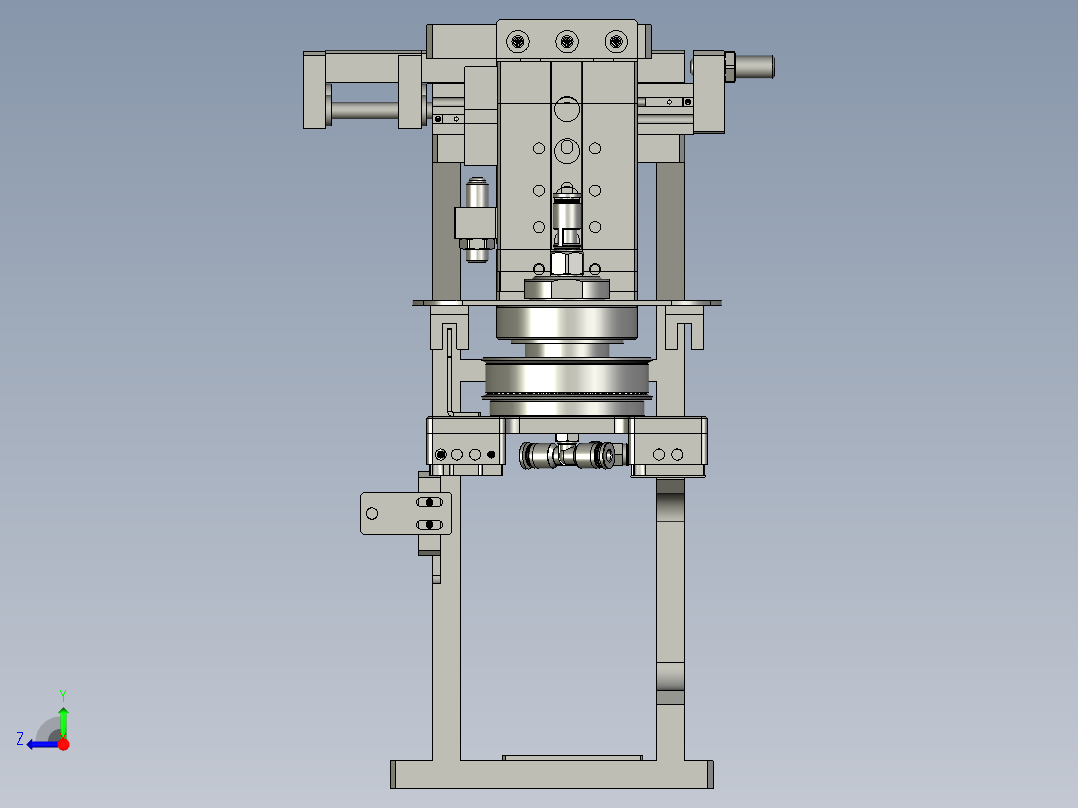 片料移栽组件右视图