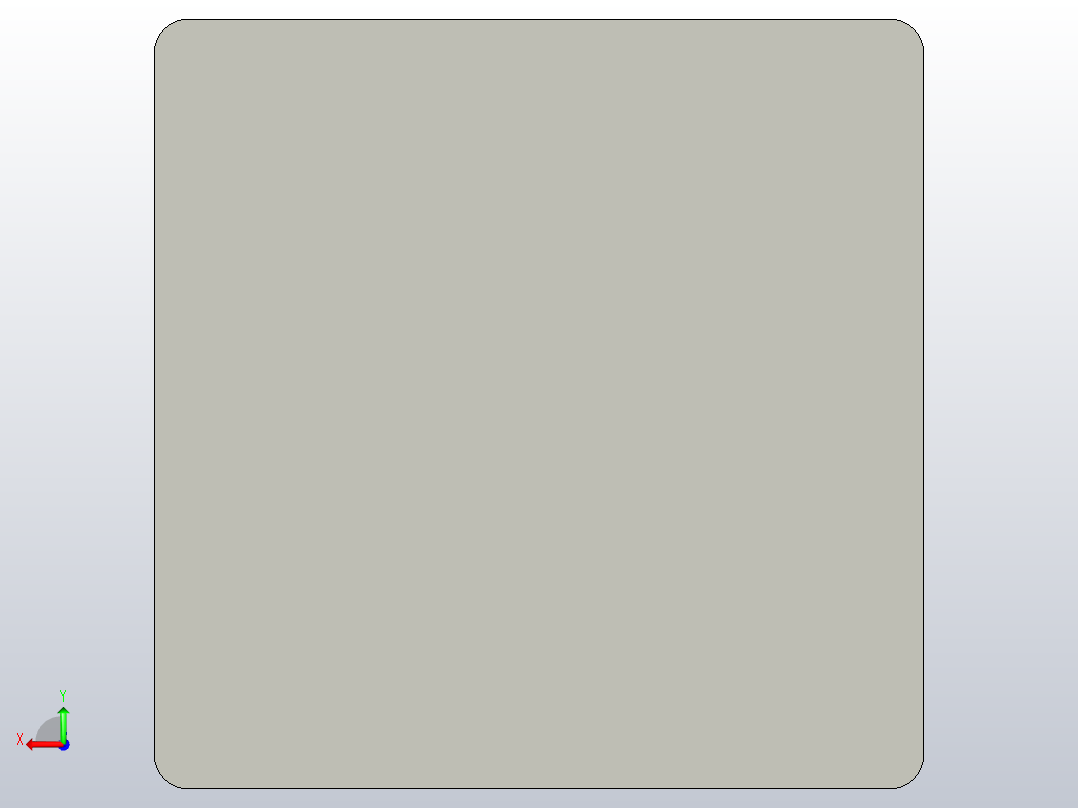 铝型材端盖HFC6-3030-B后视图